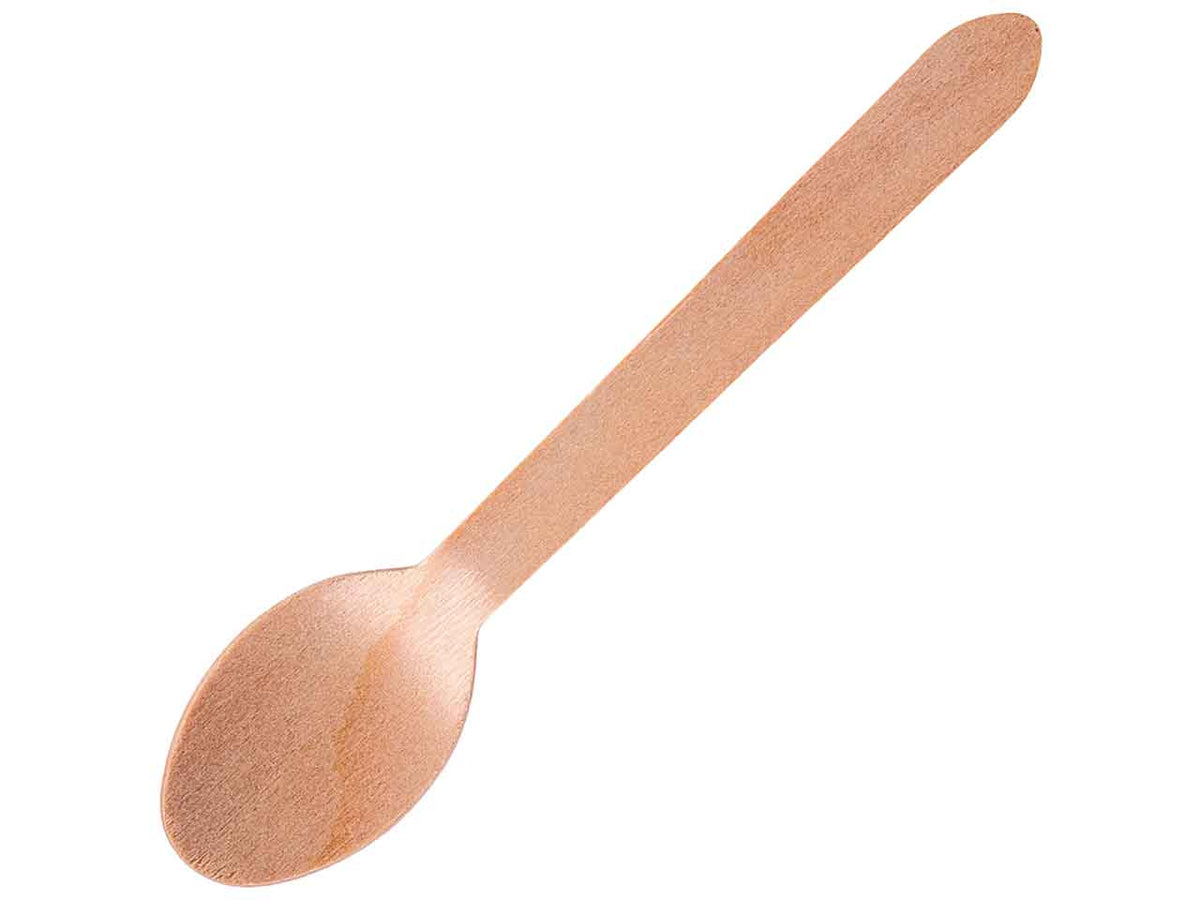 Cucchiaio legno 20 pezzi 16cm pos06703a