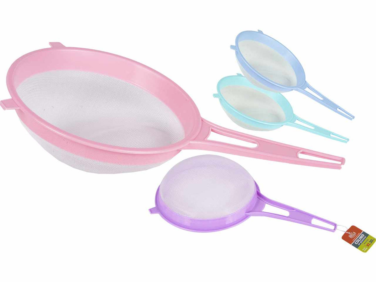 Colino xl diam 20 cm rete plastica colori assortiti