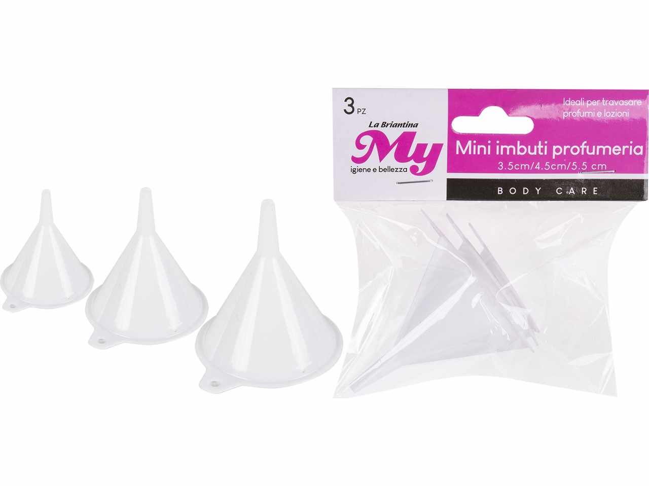 Imbuti mini da profumeria 3pezzi