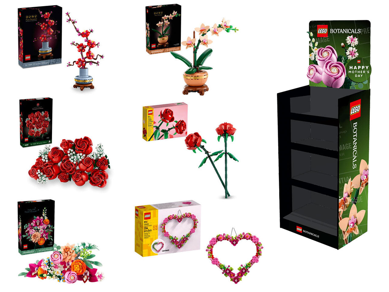 Lego Mother'sday espositore 23 pezzi pezzi per età 6566975