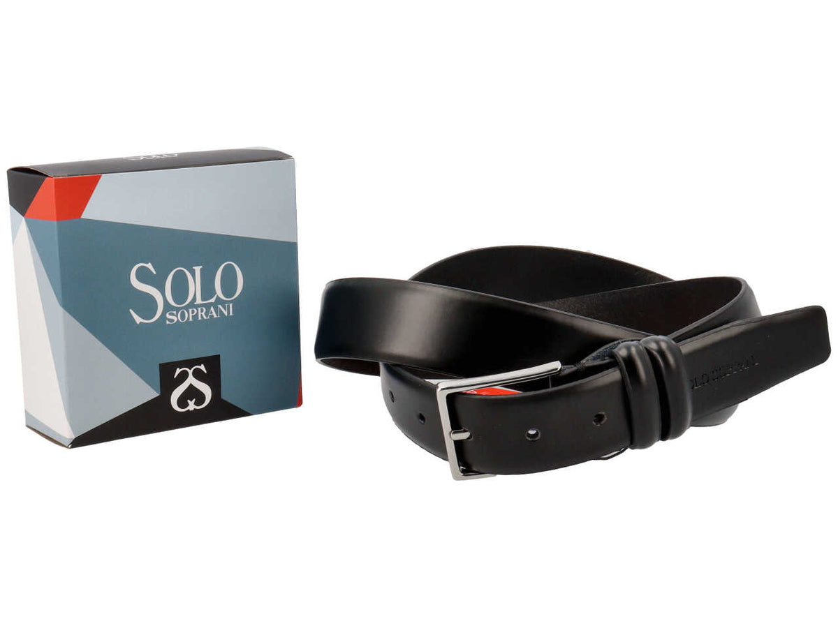 Cintura da uomo Solo Soprani colore nero