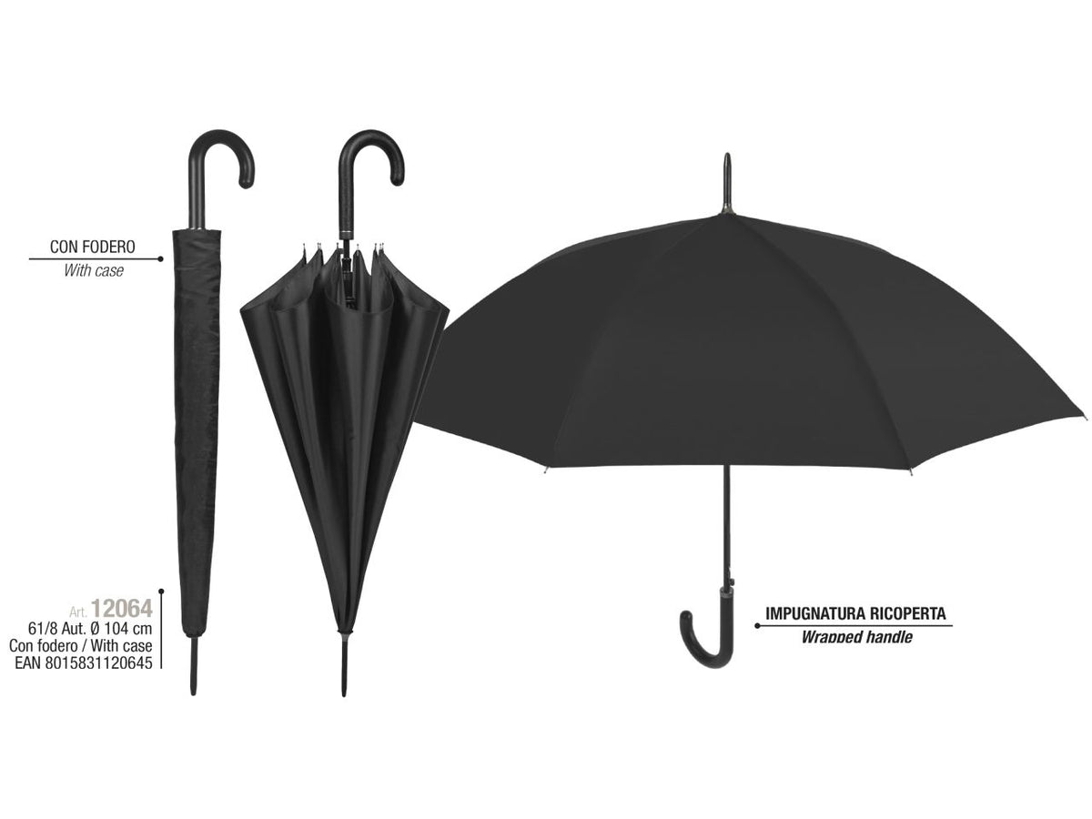 Ombrello da uomo 61cm con aperturura automatica