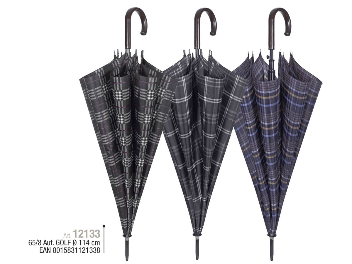 Ombrello golf da uomo 65cm con apertura manuale