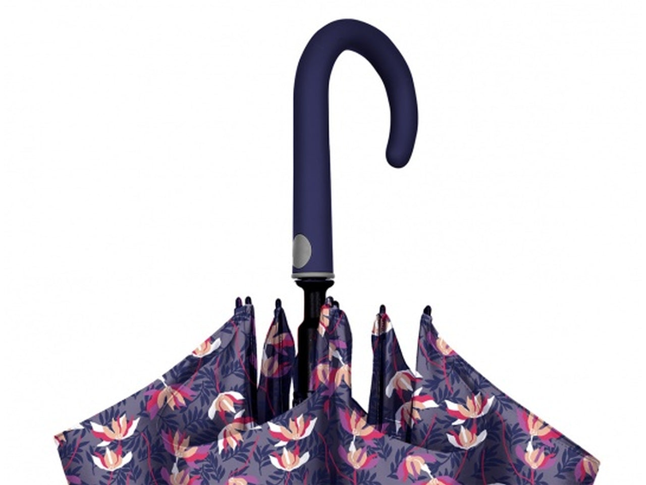 Ombrello da donna con apertura automatica 3 colori assortiti floreale - Perletti