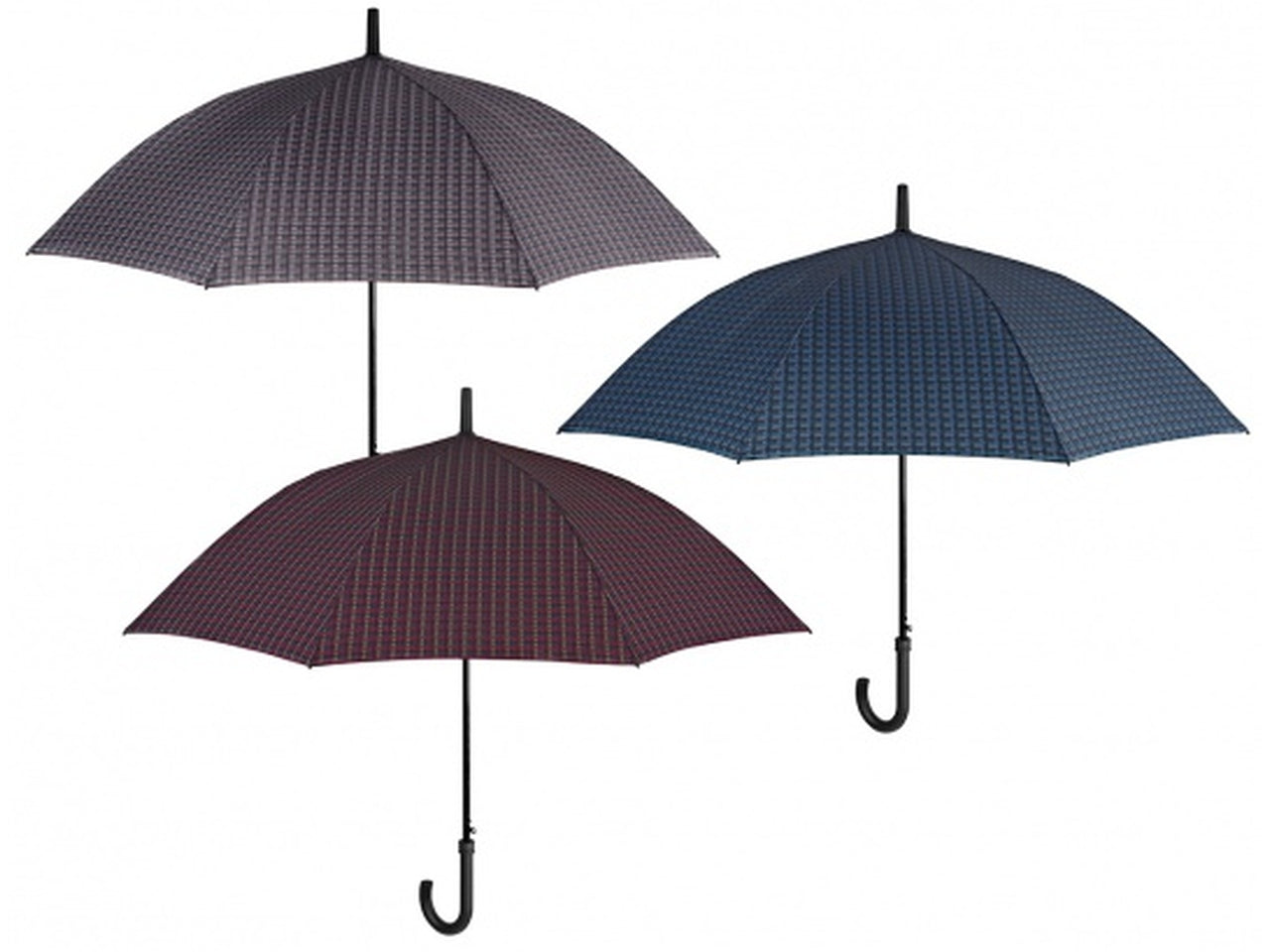 Ombrello da uomo con apertura automatica in 3 colori assortiti - Perletti