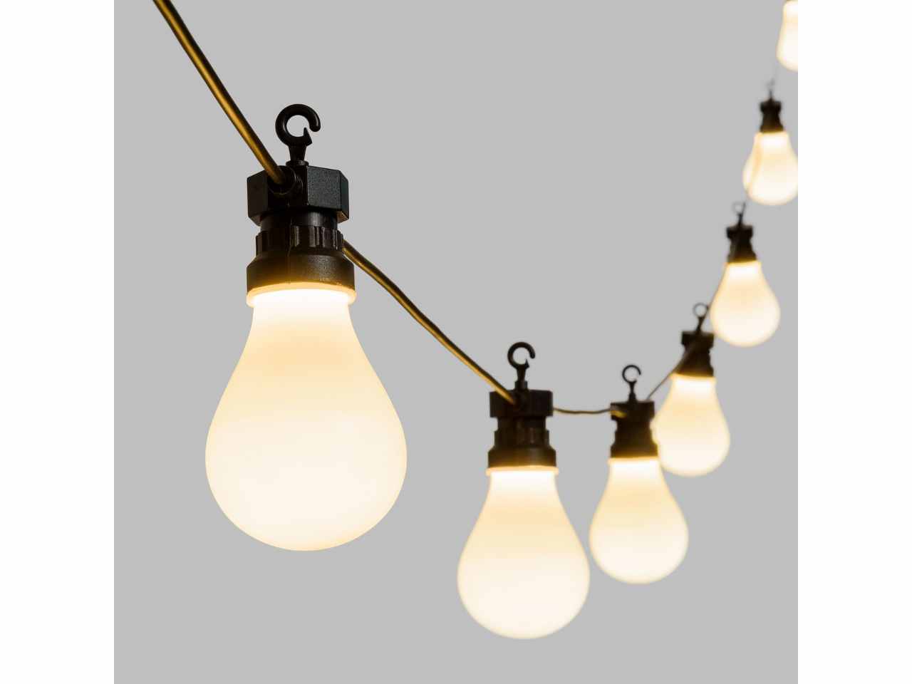 Catena luci party 10 lampadine a67 48058
