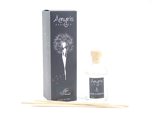Diffusore con bacchette fiori oriente 100ml