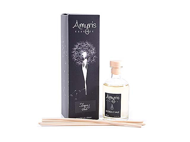 Diffusore con bacchette acqua e sale 100ml