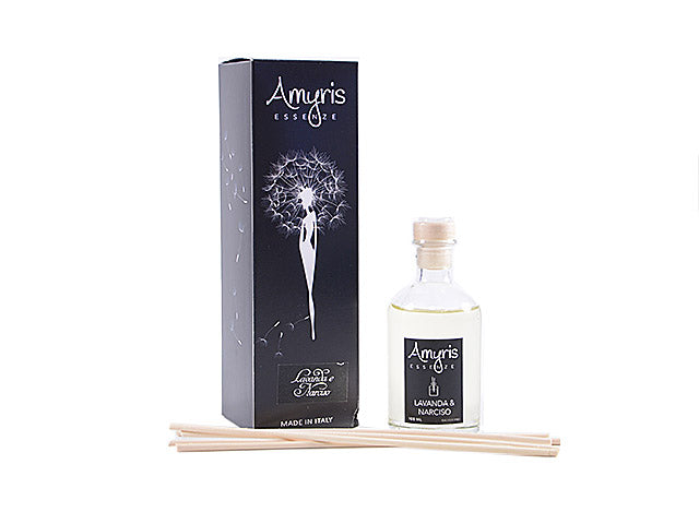 Diffusore con bacchette lavanda e narcisio 100ml