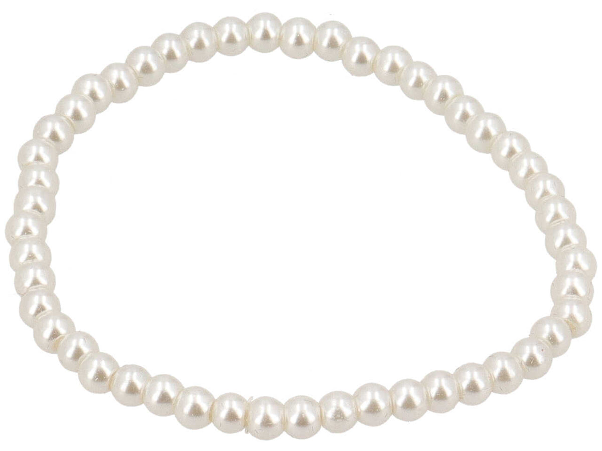 Bracc.elastico perla vetro 4mm