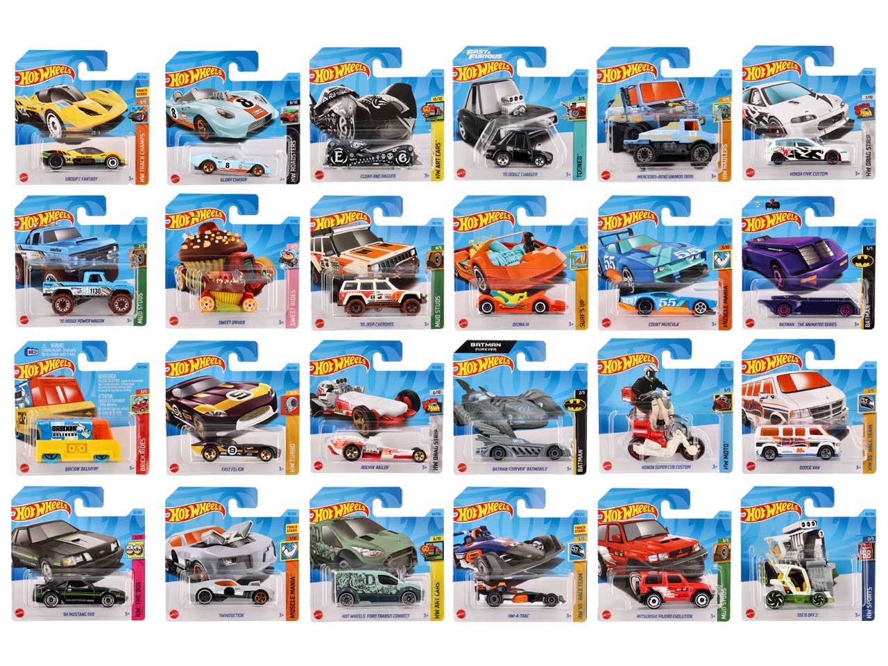Hot wheels die cast cars articoli assortiti di modello e colori