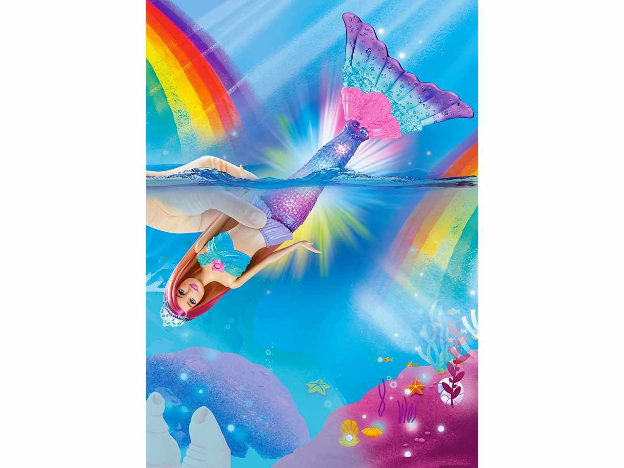 Barbie sirena scintillante hdj36-0 $