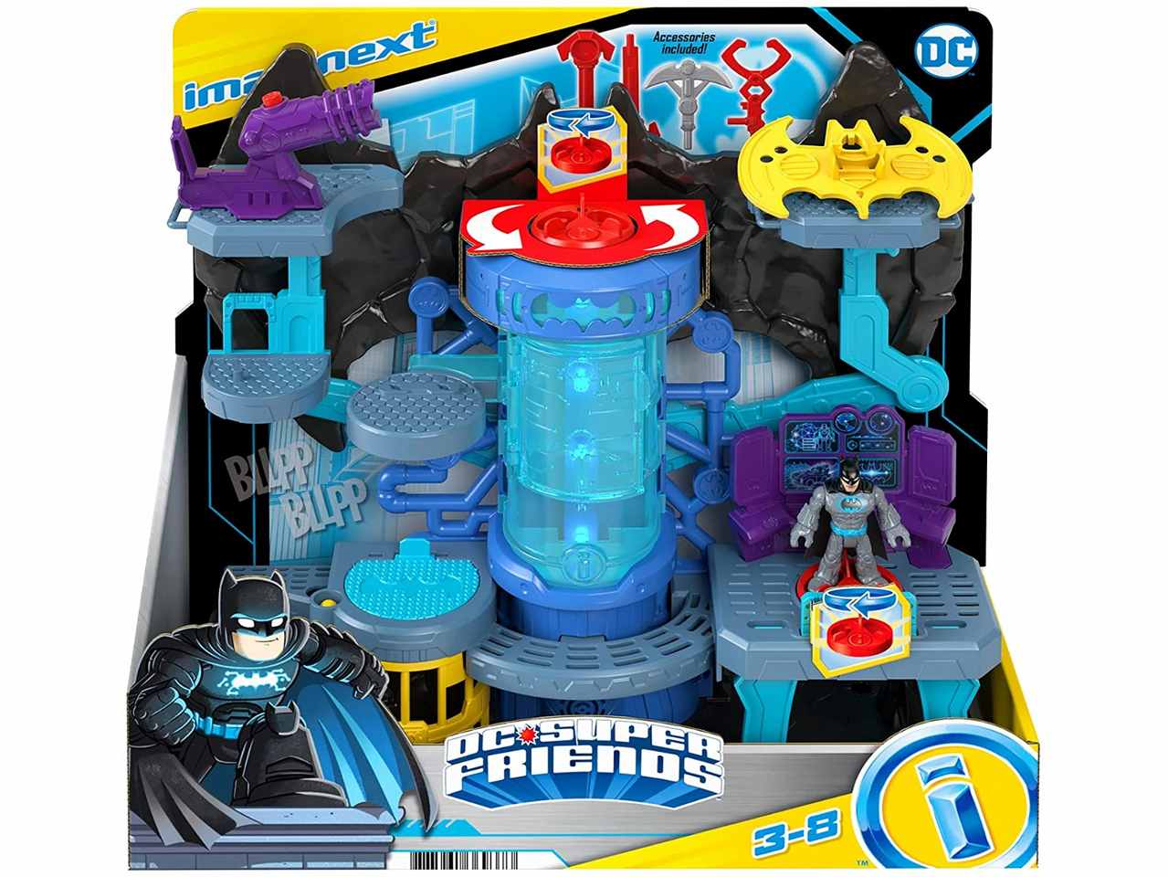 Imaginext dcsf batcaverna bat tech gy