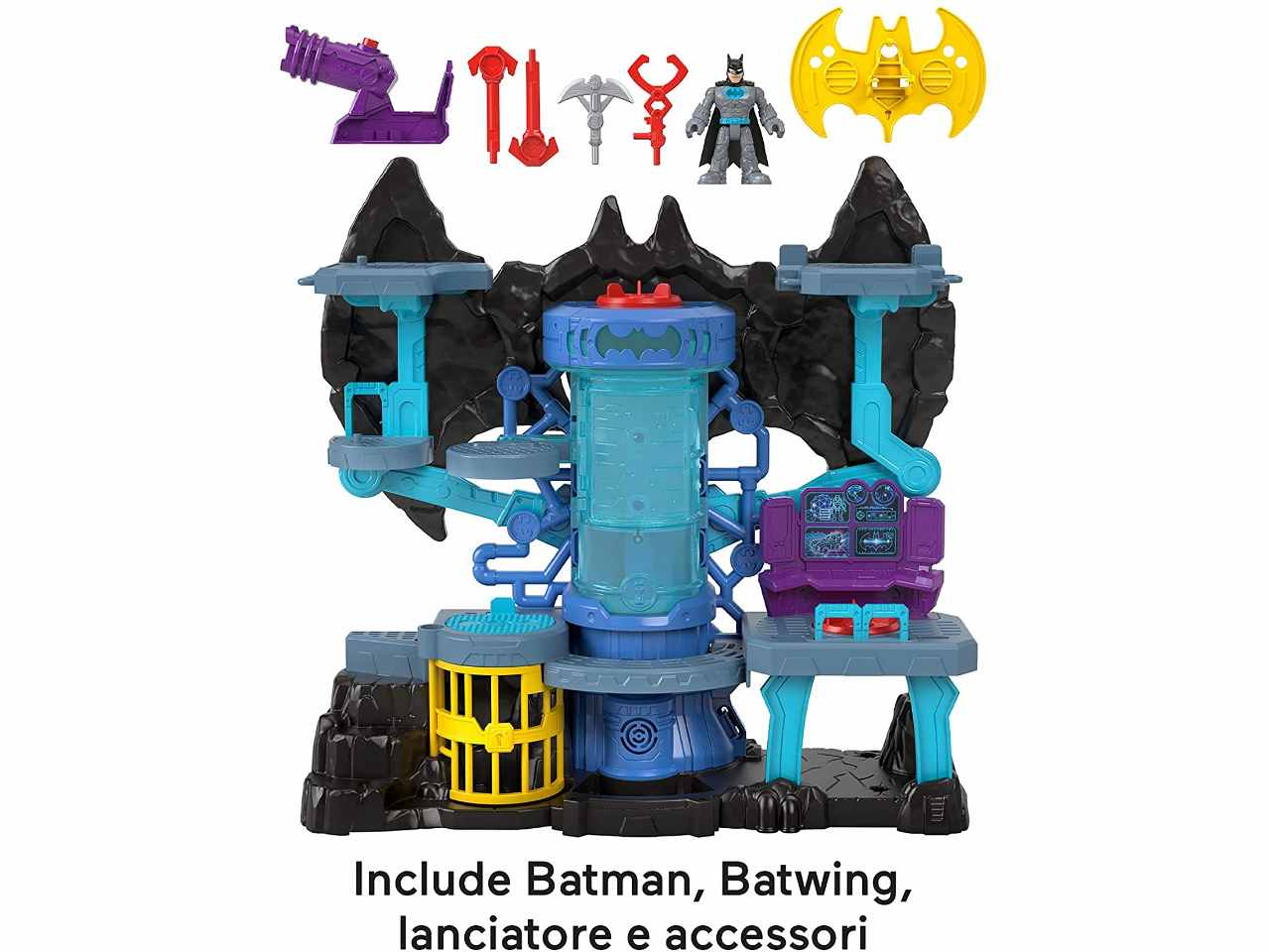 Imaginext dcsf batcaverna bat tech gy