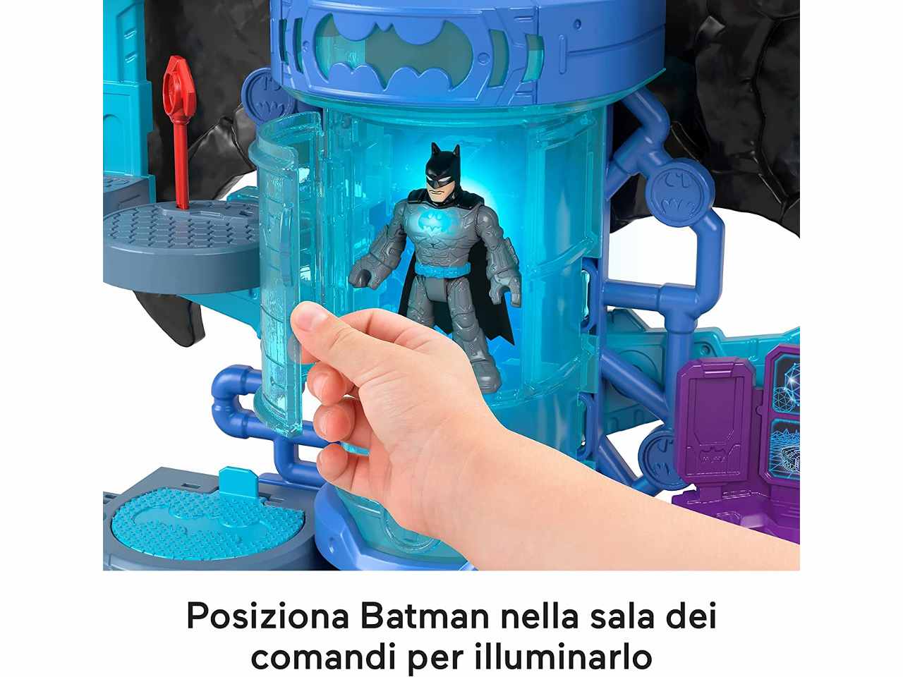 Imaginext dcsf batcaverna bat tech gy