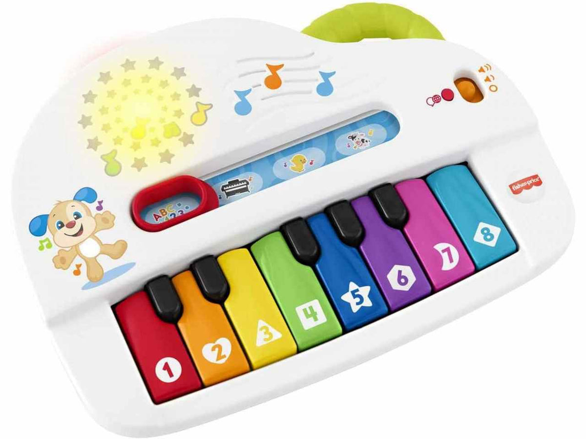 Fisher Price pianoforte di cagnolino multilingua
