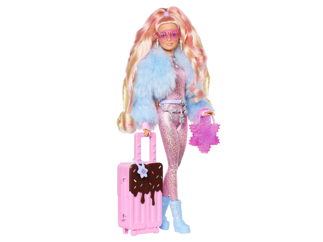 Fashion doll mattel barbie extra look da neve