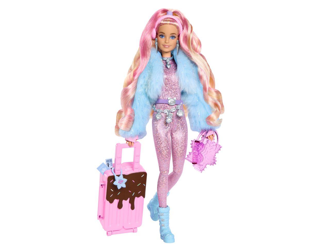 Fashion doll mattel barbie extra look da neve