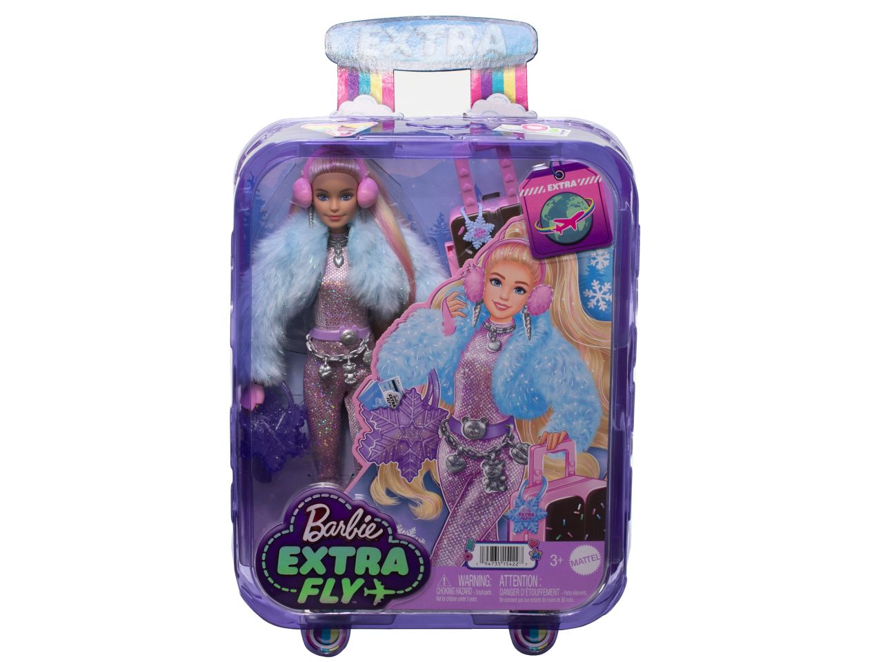Fashion doll mattel barbie extra look da neve