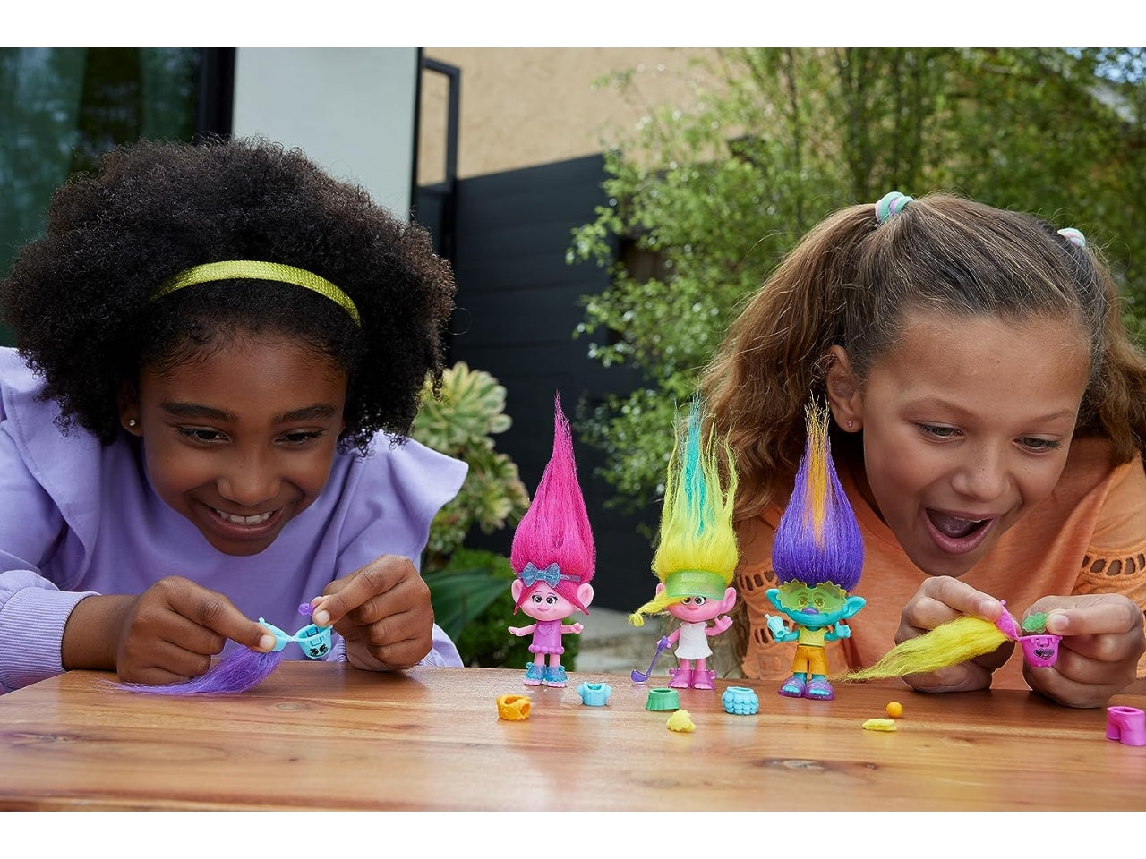 Trolls hair pops surprise con capelli a sorpresa, per bambini dai 3+ anni, Mattel $