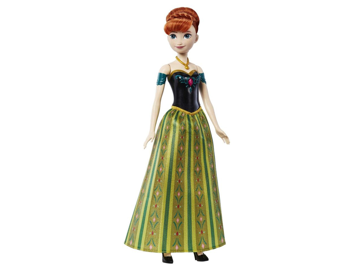 Fashion doll mattel disney frozen bambola cantante anna oggi, per la prima volta $