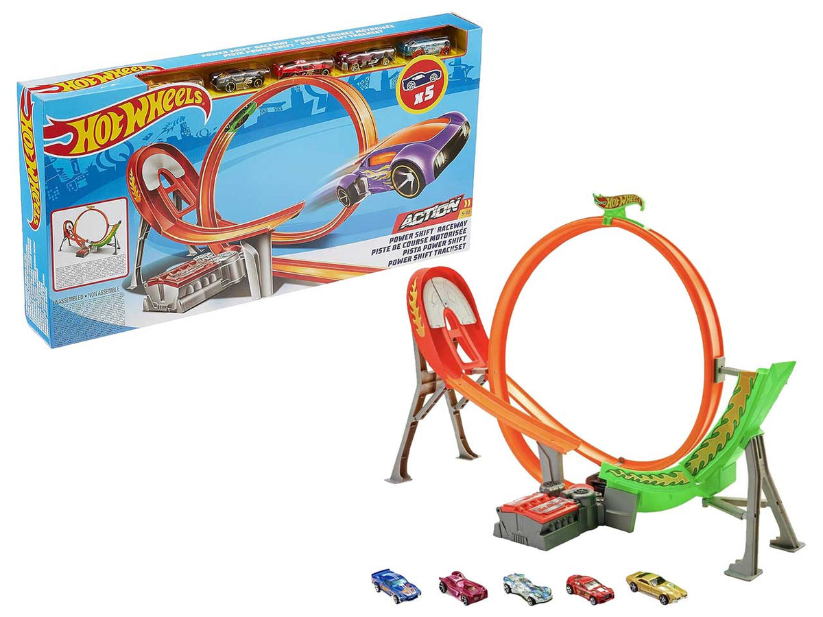 Hot wheels pista power shift raceway