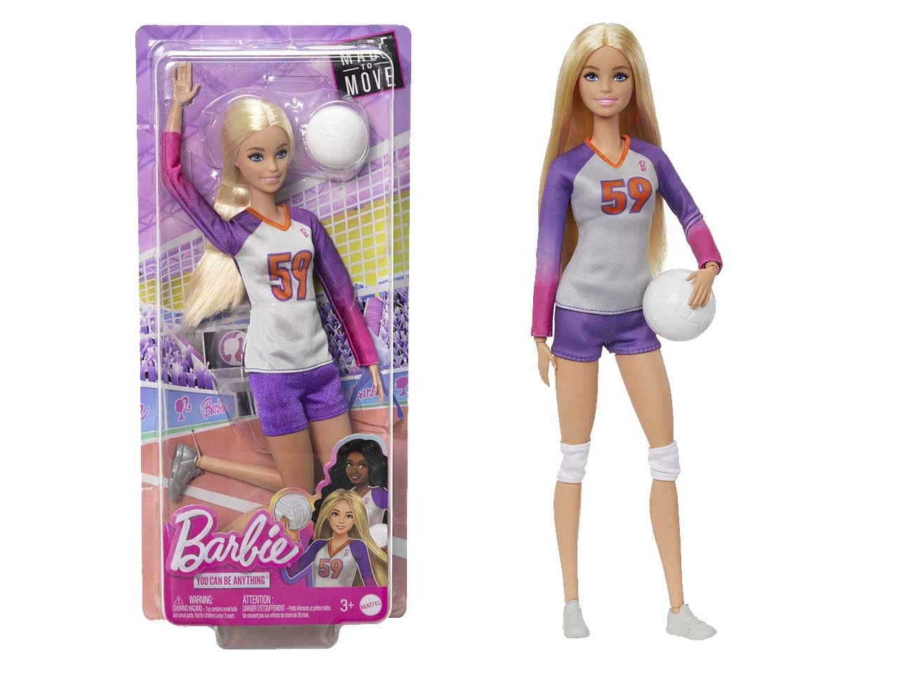 Barbie pallavolo bionda $