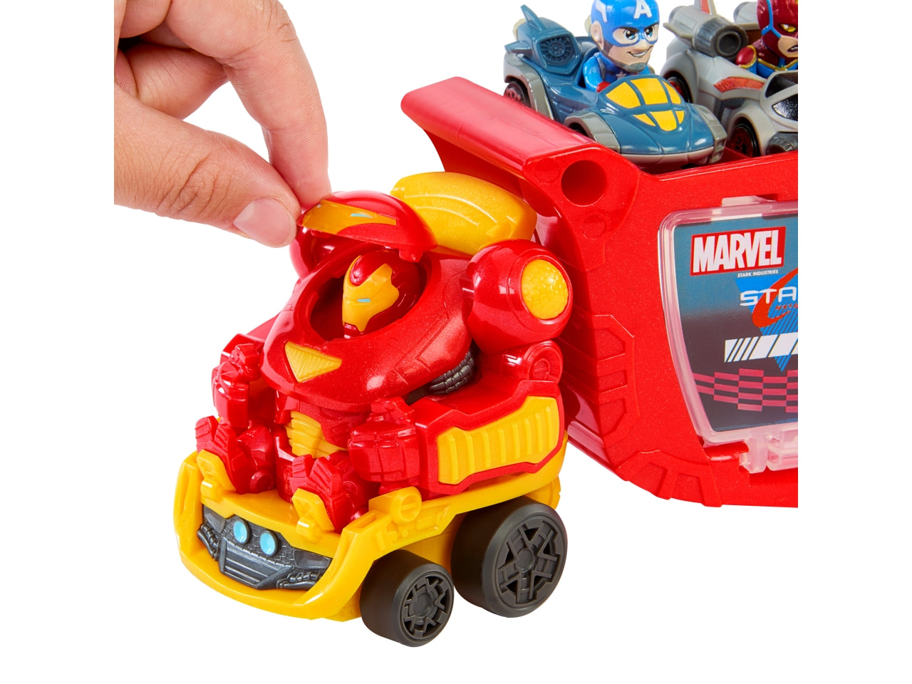 Hotwheels marvel iron man hauler