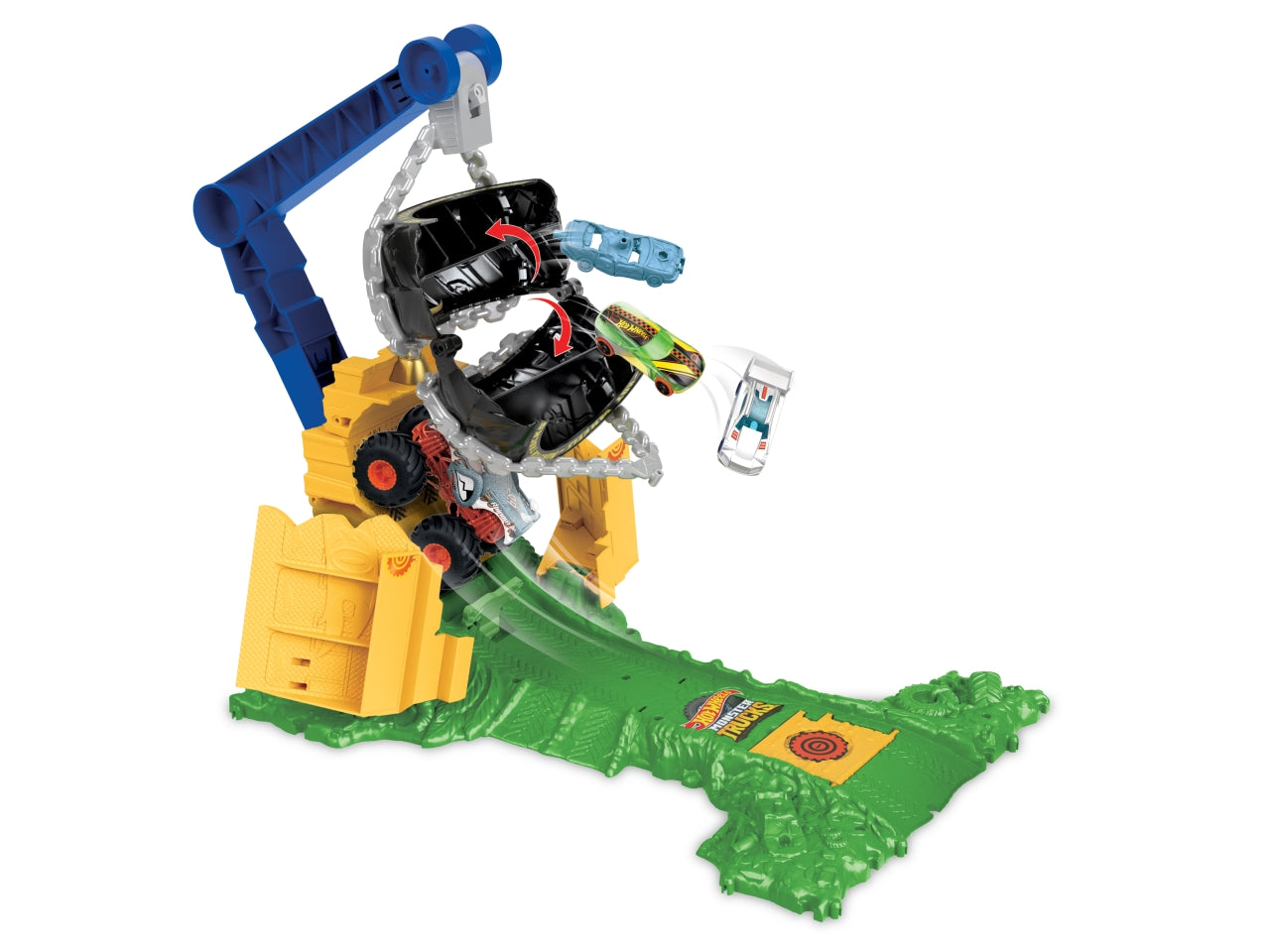Hotwheels monster trucks sfida demolizione del carico