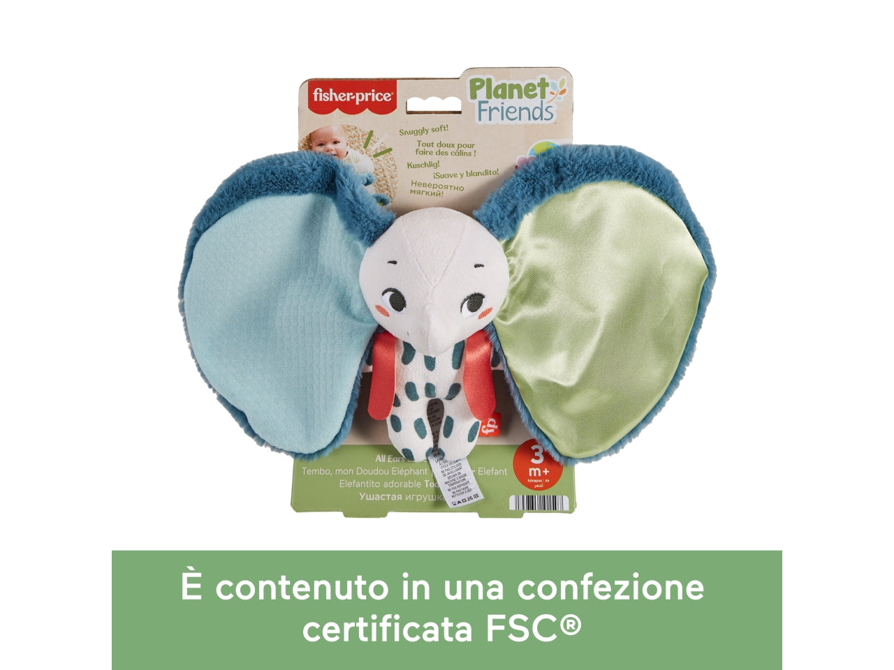 Fisher-price amici del pianeta elefantino dolci orecchie