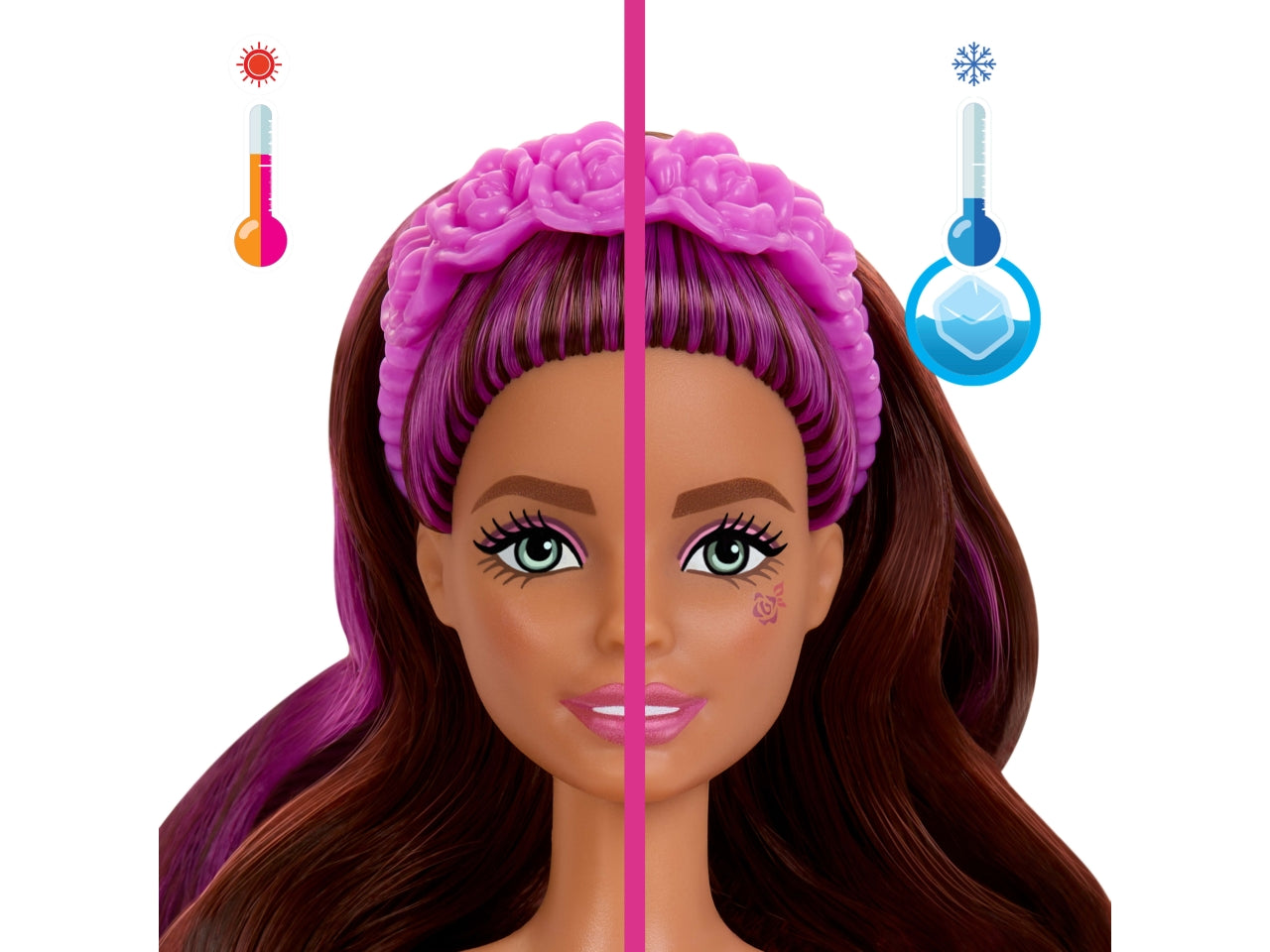 Barbie - Color Reveal Serie Ballerina assortimento bambole ispirate al Balletcore con 6 accessori a sorpresa da scoprire con effetto cambia colore giocattolo per bambini 3+ anni HRK17