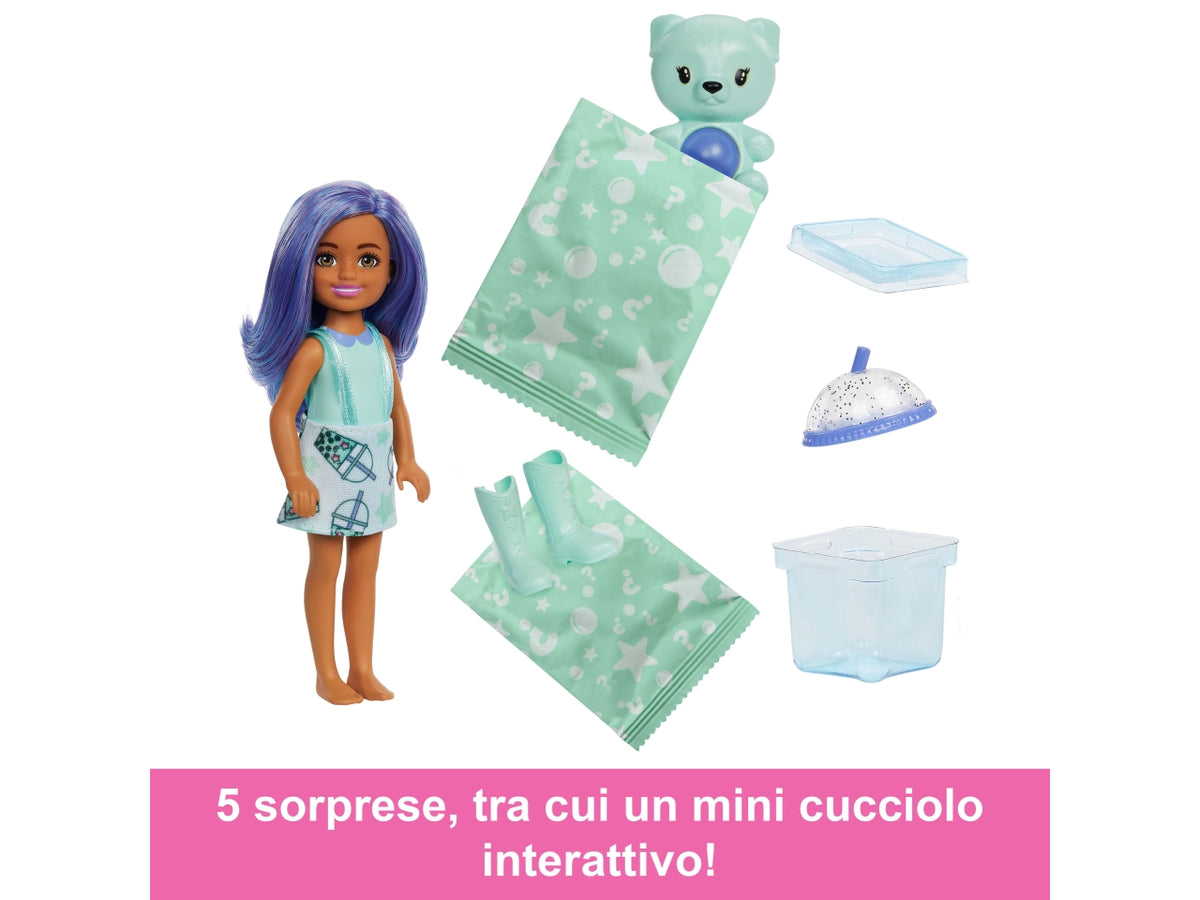 Barbie Pop reveal bubble Chelsea, bambole casuali per bambine 5 cm 3+ Mattel $