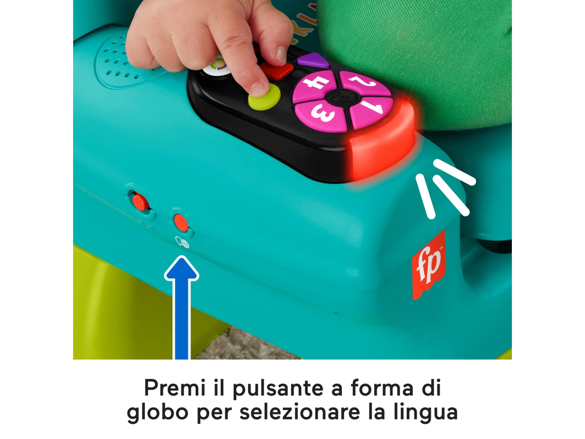 Laugh & Learn, Sedia giocattolo interattiva per bambini 1+ Fisher Price