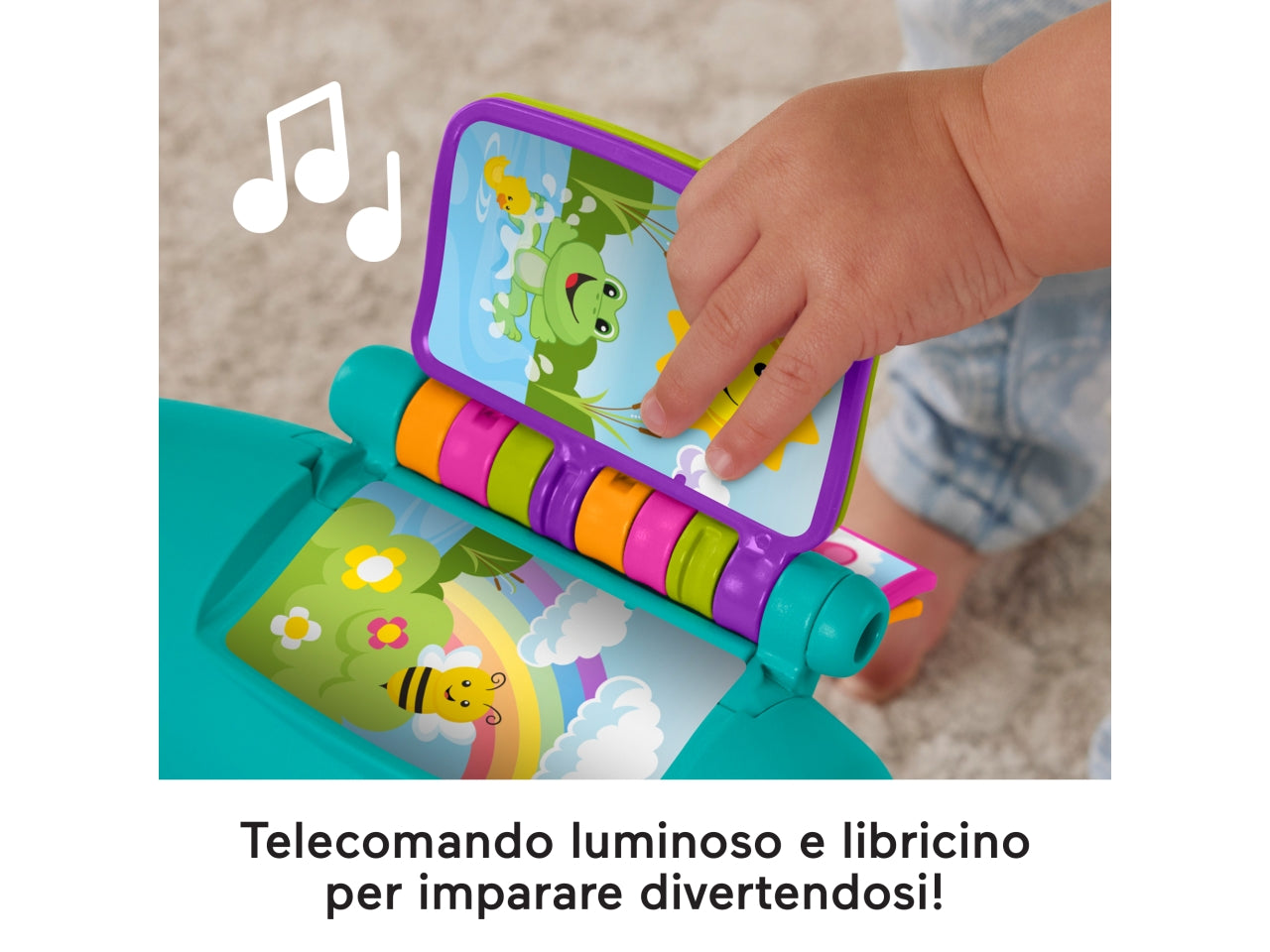 Laugh & Learn, Sedia giocattolo interattiva per bambini 1+ Fisher Price