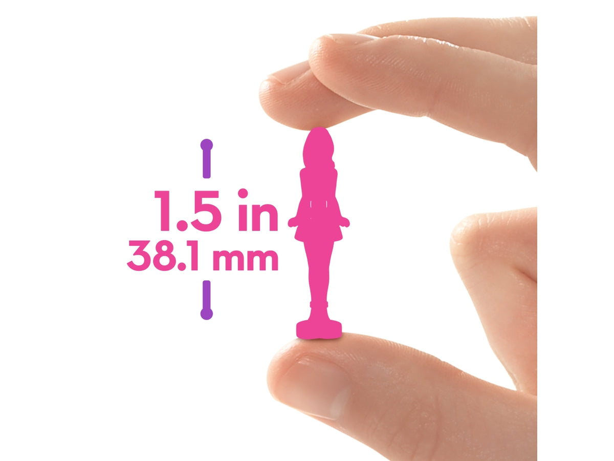 Barbie Mini barbieland fashionistas dolls, Rossetto con mini dolls a sopresa per bambine 4+ Mattel