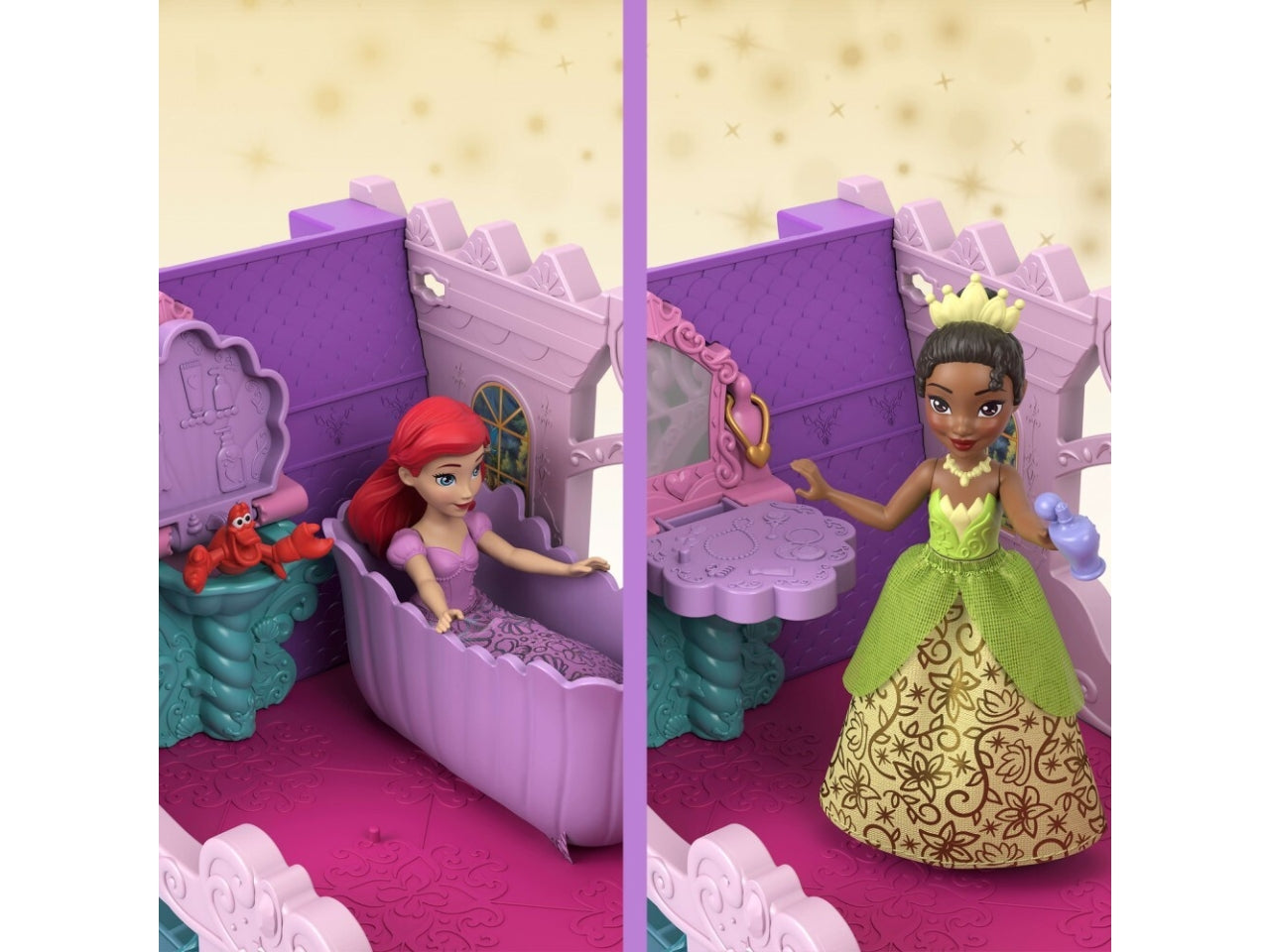 Disney princess playset castello + carrozza