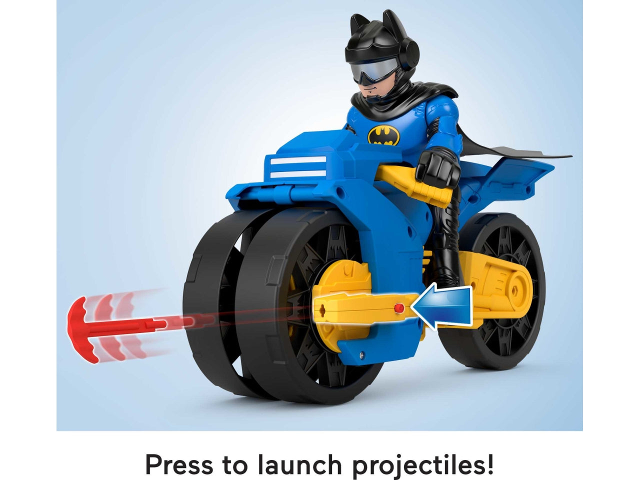 Giocattolo Batman Imaginext DC Super Friends Batmoto XL e Batman | Mattel