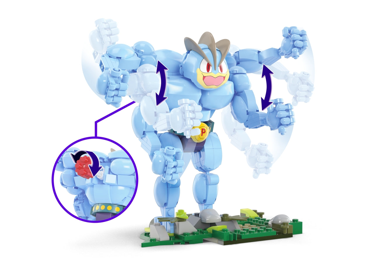 Set Machamp Pokémon MEGA CONTRUX Construction | Mattel $