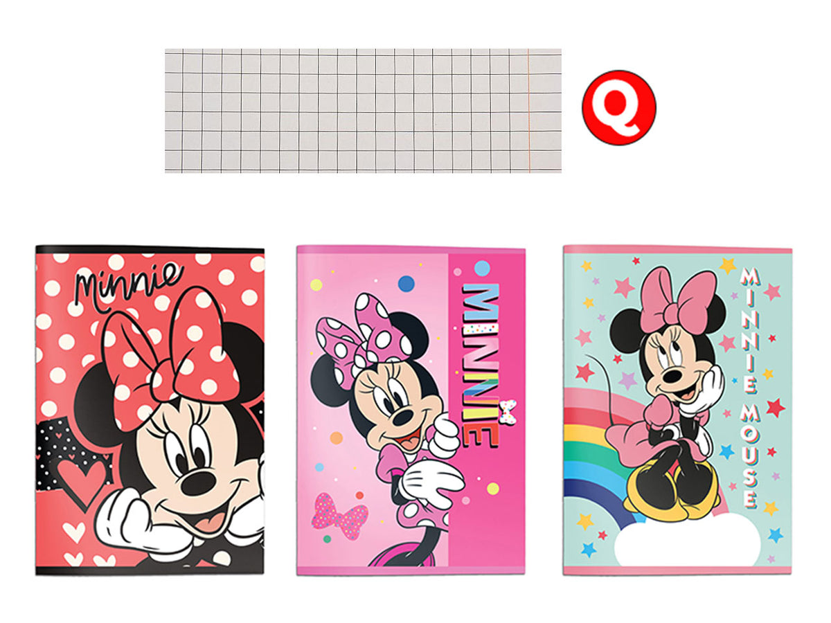 Quaderno maxi Frozen, confezione da 12 quaderni multicolor, rigatura Q, 21x29,7 cm - Dimagraf