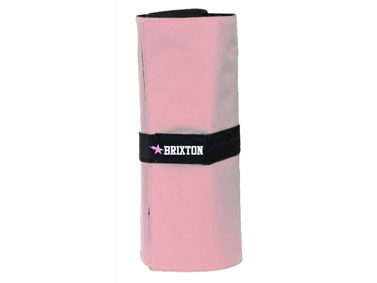 Bauletto roller pastel in poliestere rosa con chiusura a strappo e tombolino porta penne 41x22 cm - Dimagraf