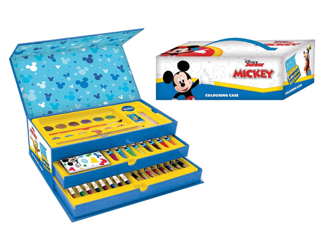Valigetta colori Topolino bimbo 42 pezzi, 13x26 cm - Disney
