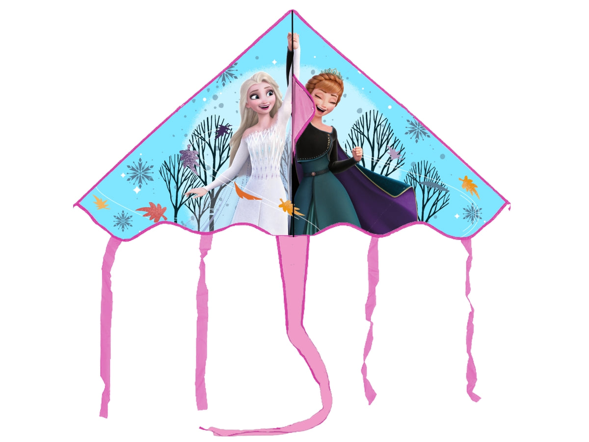 Aquilone per bambina Frozen Disney età 3+ rosa, viola e celeste in plastica 95 cm