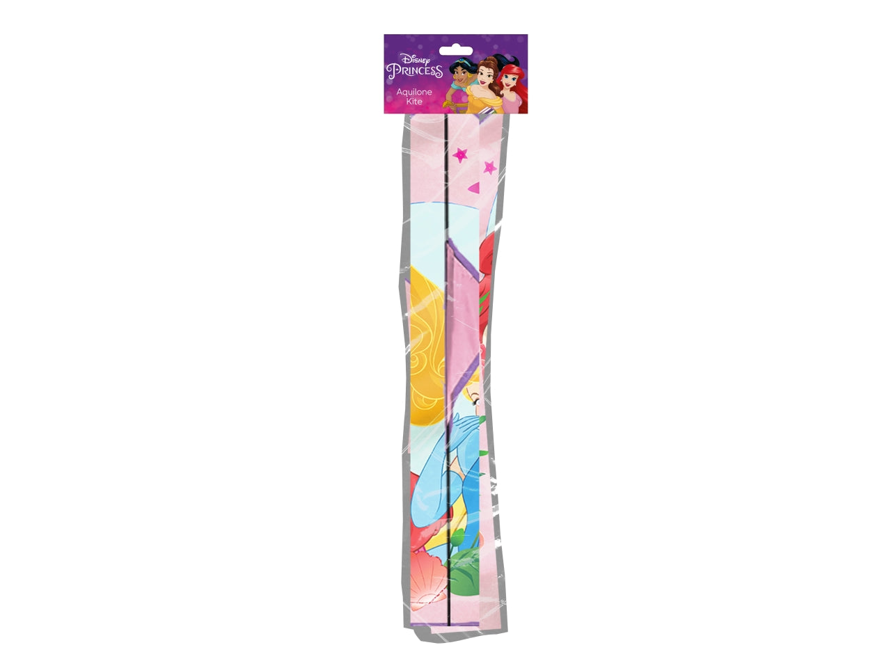 Aquilone per bambina Principesse Disney età 3+ rosa e viola in plastica 95 cm