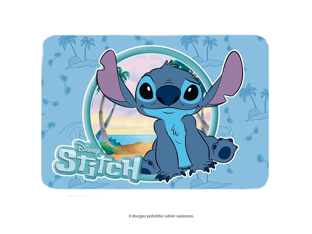 Tovaglietta americana Stitch in plastica azzurro per bambini - Mc Group