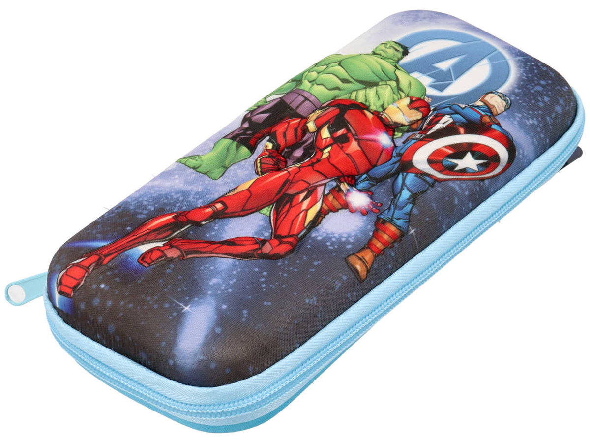Avengers astuccio 3D multicolor rigido con zip 23x10 cm - MC Group$