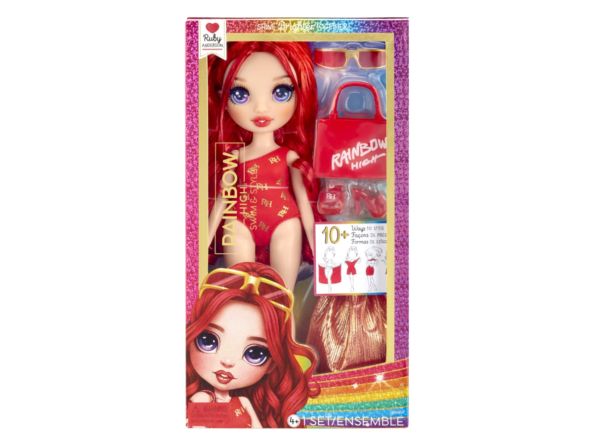 Rainbow high swim & style fashion dolls assortiti $