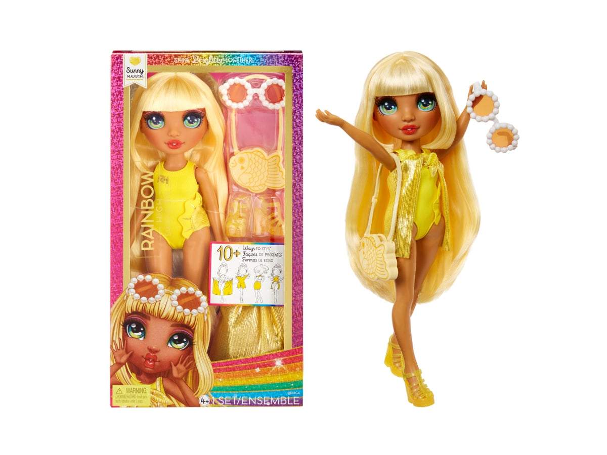 Rainbow high swim & style fashion dolls assortiti $