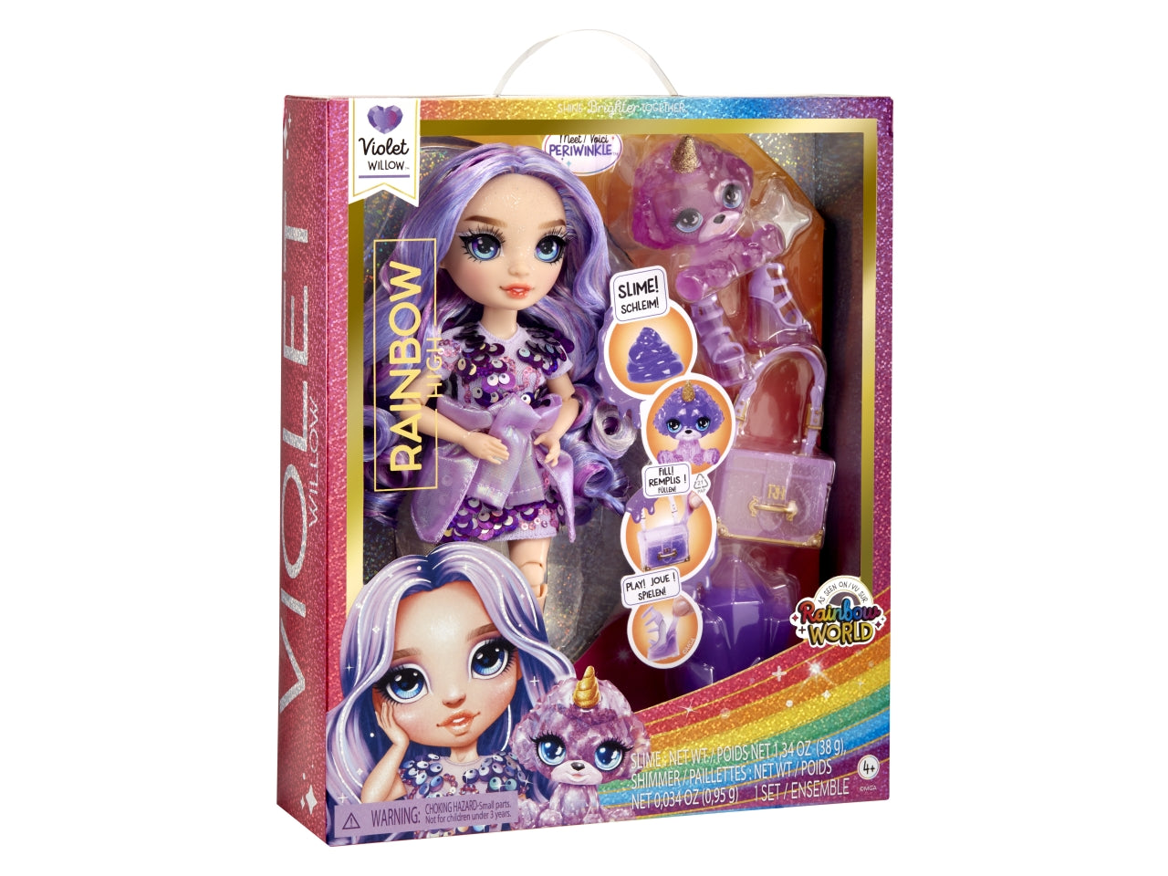 Classic rainbow fashion doll- violet viola $