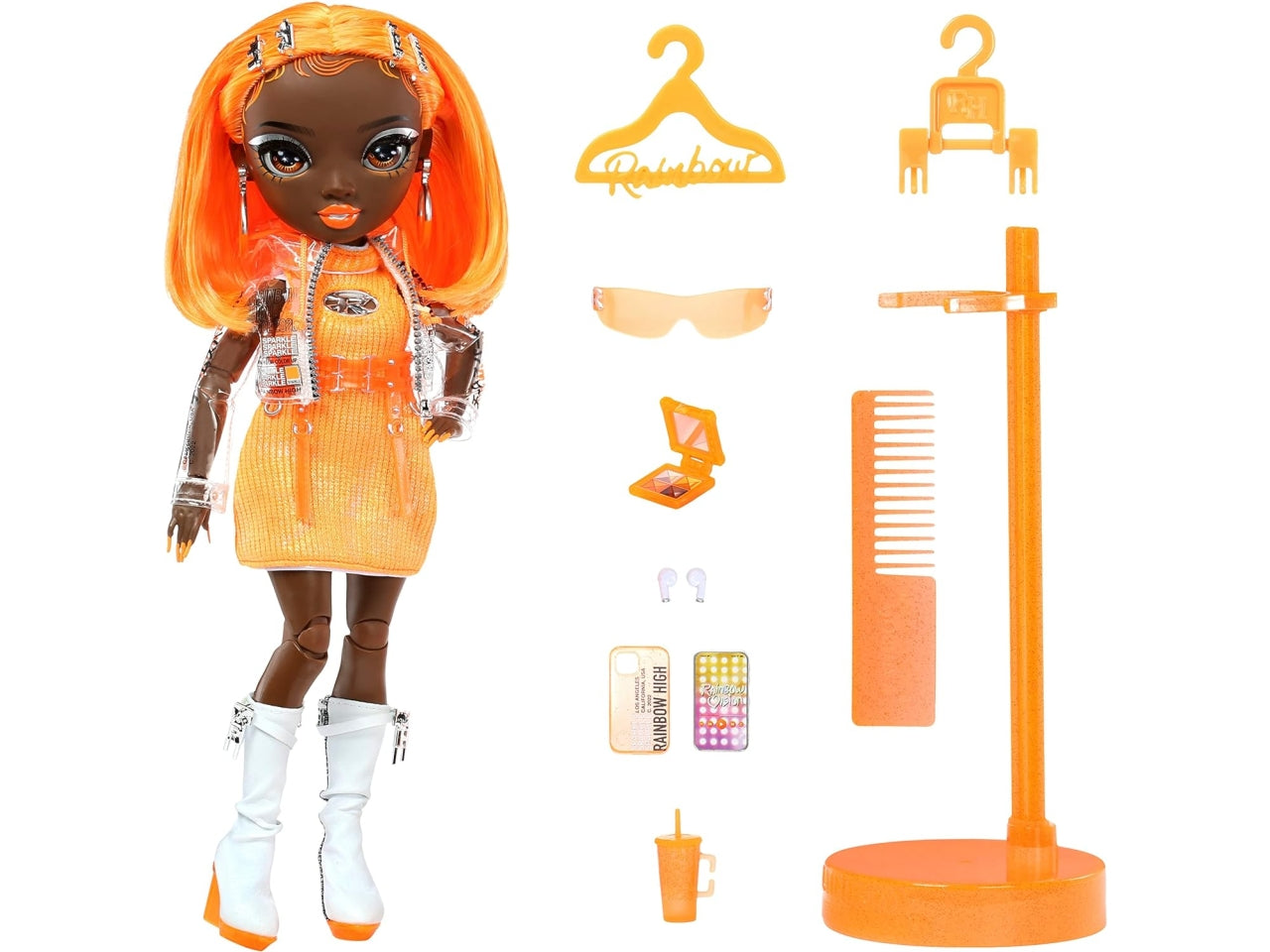 Rainbow high series 5 fashion doll - victoria whitman light pink