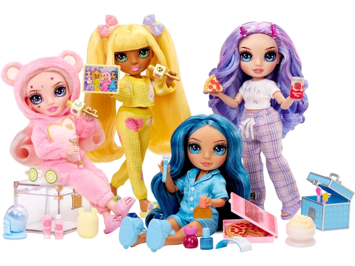 Rainbow junior high pj party fashion doll Sunny, bambola con accessori, 4+ anni Mga
